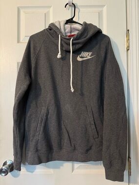 Nike Dark Gray Hooded Sweatshirt